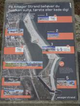 Map of Amager Beach